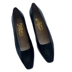 Salvatore Ferragamo Square Toe Pumps